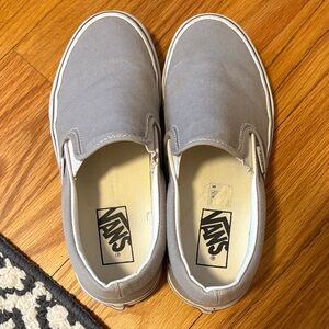 Vans Classic Gray Slip-On Shoes